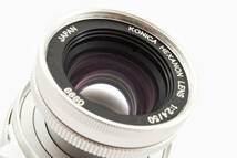【シリアル999番　未使用品】　KONICA コニカ HEXANON ヘキサノン 50mm F2.4 ライカLマウント レンズ カメラ 同梱可能 #8632_画像10
