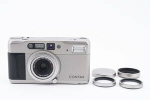 良品 コンタックス CONTAX TVS DATA BACK Carl Zeiss Vario Sonnar 28-56mm F3.5-6.5 T* コンパクトフィルムカメラ #1063