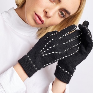 KUNA ベビーアルパカ 100% 手袋 VIVIMI GLOVES グレー クーナ