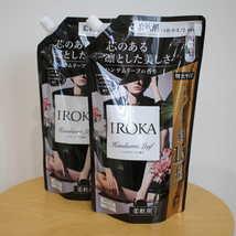 [未開封品/2パックセット]IROKA/イロカ【ハンサムリーフ/710ml/柔軟剤/特大サイズ/詰め替え】宅急便(EAZY)匿名配送_画像1