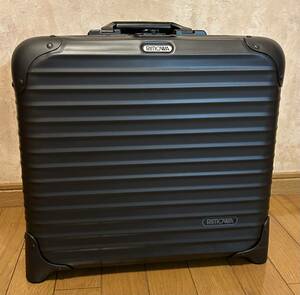 [ beautiful goods ]RIMOWA TOPAS STEALTH 923.40.01.2 Rimowa topaz Stealth business Toro Lee 2 wheel black 28L[ records out of production ] rare 