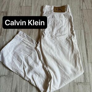 Calvin Klein ジーンズ パンツ ストレート白