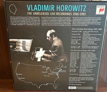 Vladimir Horowitz The Unreleased Live Recordings 1965 - 1983_画像2