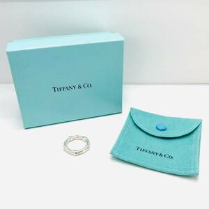 TIFFANY&Co. ティファニー バンブーリング SV925 シルバー 約10号 重量約5.1g 箱 保存袋付き