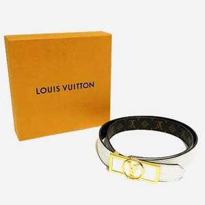 LOUIS VUITTON ルイヴィトン サンチュール ドーフィーヌ リバーシブル MP246 モノグラム エピ サイズ 85/34 箱付き