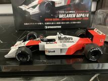 マルボロ仕様　DeAGOSTINI デアゴスティーニ ビッグスケールF1コレクション マクラーレン MP4/4 アイルトン セナ McLAREN Honda 1/24_画像2