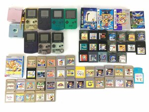 【ジャンク品】ゲームボーイアドバンスSP/ゲームボーイカラー/ポケット 本体/ソフト まとめセット GAMEBOY ADVANCE COLOR pocket GB wa◇56