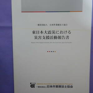 東日本大震災における災害支援活動報告書　日本作業療法士協会　2014年3月発行