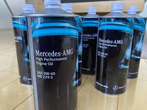 メルセデスベンツ MB amg 純正エンジンオイル　 0w-40 8L 8本