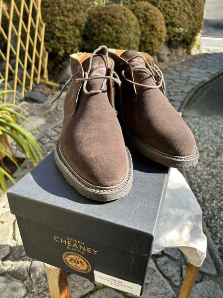 JOSEPH CHEANEY ジョセフ チーニー CROWFIELD クロウフィールド 5788/64 クレープソール こげ茶　サイズ6.5