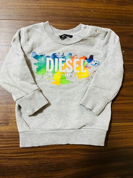 【セール】DIESEL ディーゼル ペインティングロゴトレーナー 12M