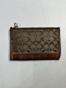 COACH コーチ 財布 コインケース 小銭入れ カードケース シグネチャー 正規品 USED 中古 R510