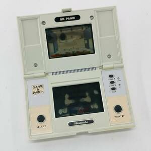 送料無料 Nintendo 任天堂 GAME&WATCH ゲームウォッチ OP-51 OIL PANIC オイルパニック 電池カバー無し 動作確認済み#12213