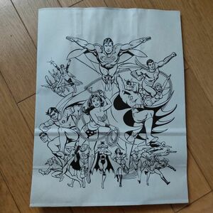 DC展 スーパーヒーローの誕生 紙袋 バットマン スーパーマン ショッパー