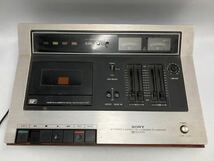 ソニー SONY STEREO CASSETTE-CORDER TC-4250SD カセットデッキ ステレオカセットデッキ 通電確認済 ジャンク品 ジャンク 中古 中古品 _画像1