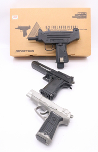 【ト滝】ASGKマーク刻印 モデルガン3点おまとめ RUGER P85 DESERT EAGLE-44 MAGNUM PISTOL デザートイーグル UZI AUTO PISTOL DE000DEW60