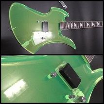 【FERNANDES】hideモデル MG-115C モッキンバードアクリルギター /1999 Fernandes Japan MG-115C Mockingbird (Green Acrylic Resin)_画像4