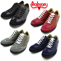 ▲BOBSON ボブソン BB7630 カジュアルシューズ ウォーキングシューズ 本革 革靴 メンズ バーガンディ 24.5cm (0910010546-bg-s245)_画像1