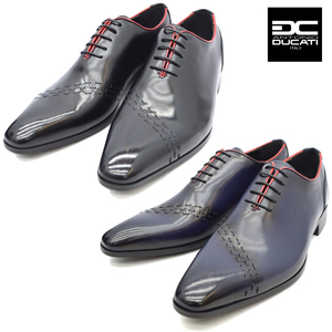 ▲ANTONIO DUCATI アントニオ ドゥカティ ホールカット ビジネス シューズ 1292 紳士靴 ブラック Black 黒 26.0cm (0910010437-bk-s260)