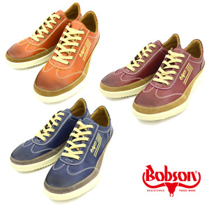^BOBSON Bobson casual shoes walking 5444 original leather made in Japan bar gun tiBurgundy 24.5cm (0910010562-bg-s245)