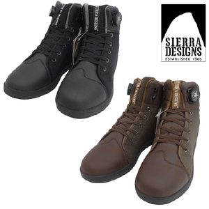 ▲SIERRA DESIGNS シエラデザインズ メンズ ダイヤル式 バイク対応ブーツ SD5012 ダークブラウン DarkBrown 25.5cm (0910010709-db-s255)