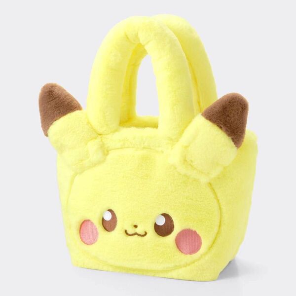 GU・フェイクファーバッグ・ポケピース/ピカチュウ、1個、株式会社ジーユー、新品未使用ハンドバック、ポケモン、ポケットモンスター