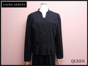 LAURA ASHLEY ジャケット・13▲ローラアシュレイ/スタンドカラー/ストレッチ/大きいサイズ/24*2*1-5