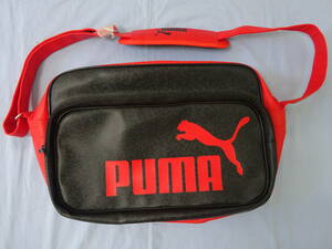 (う-D2-229) PUMA ショルダーバッグ スポーツバッグ 約48×35×15cm サッカースポーツ かばん 遠征 倉庫長期保管品