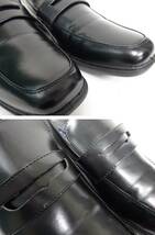 (う-E-283)ビジネスシューズ 紳士靴 JUSTABLE LIGHT ブラック サイズ28㎝ 就活 通勤 ビジネス 靴 中古_画像4