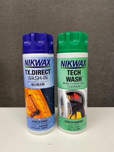NIKWAX テックウォッシュ BE181 洗濯用洗剤 & TXダイレクトウォッシュ BE251 アウトドアウェア用撥水剤