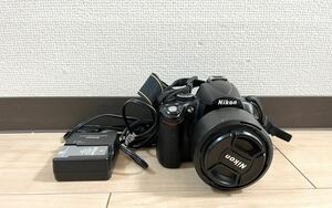 【希少品】Nikon ニコン D5000 デジタル一眼レフ 動作品 / 50mm 1:1.8G レンズ