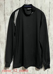 804　美品　adidas　アディダス テーラーメイドゴルフ　モックネックシャツ　ゴルフシャツ　インナーシャツ　sizeL