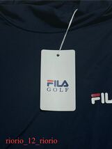 728　新品　FILA GOLF　フィラゴルフ　モックネックインナーシャツ　ゴルフウェア　sizeLL_画像4