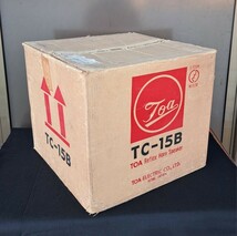 TOA TC-15B ホーンスピーカー 15W 8Ω 丸型 中古 音出しOK 現状品 トランペット型 拡声器 広報 案内 放送 業務用 _画像10