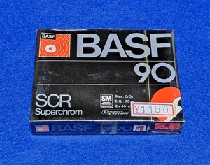 【未開封】BASF SCR90 スーパークローム CrO2 TYPE Ⅱ カセットテープ cbox付き 未使用 動作未確認 現状品 SMメカニズム ヴィンテージ