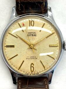 #1294A【SMITHS】スミス　ASTRAL アストラル　アンティーク腕時計　ヴィンテージ　手巻き　稼働品