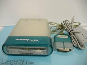 【imation スーパーディスク SuperDISKドライブ 120MB SD-USB-M USB変換ケーブル】