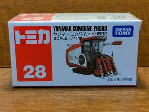 トミカ 28 ヤンマー コンバイン YH590 No.28-10