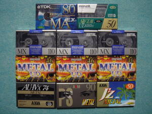 新品未開封　メタル テープ　11本セット　　TYPE Ⅳ　METAL POSITION　カセットテープ