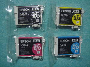 未使用未開封　EPSON エプソン 純正インクカートリッジ ICBK46 ICM46 ICC46 ICY46 ブラック　マゼンタ　シアン　イエロー 4色 その２