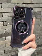6色展開 iPhone 15 pro クリアケース アイフォン15 プロ ケース iPhone 15 pro カバー 透明 メッキ加工 耐衝撃 レンズ保護 p_画像8