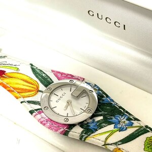 稼動品　限定品　GUCCI 126.5 グッチ　フローラ　腕時計