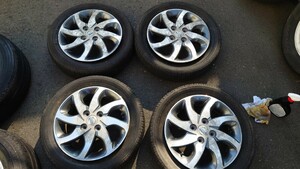 日産　ルークス　純正ホイールタイヤ4本セット　155/65R14　アルミホイール PCD100 4穴