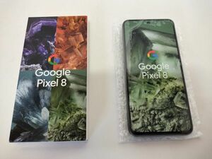 ☆未使用保管品　モックアップ　『Google Pixel 8』 　Hazel （ヘーゼル） ※元箱付　グレー　2023年製　展示品　スマートフォン　