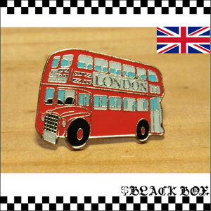 英国 インポート Pins Badge ピンズ ピンバッジ 画鋲 LONDON BUS ロンドンバス イギリス GB UK ENGLAND イングランド 336