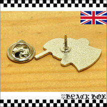 英国 インポート Pins Badge ピンズ ピンバッジ 画鋲 エース スカル ドクロ 髑髏 骸骨 ガイコツ イギリス UK GB ENGLAND イングランド 381_画像2