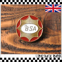 英国 インポート Pins Badge ピンズ ピンバッジ ラペルピン BSA カフェレーサー CAFE RACER ROCKERS ロッカーズ 英車 バイク 147G_画像1