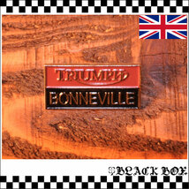 英国 インポート Pins Badge ピンズ ピンバッジ ラペルピン TRIUMPH トライアンフ BONNEVILLE ボンネビル ROCKERS イギリス UK ENGLAND 194_画像1