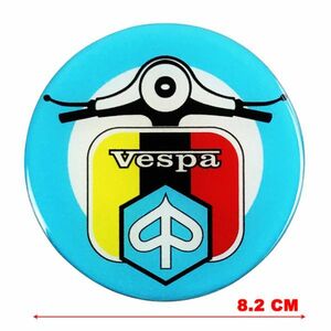 反射 磁石ステッカー マグネット ステッカー PIAGGIO イタリア 国旗 vespa ベスパ ヴェスパ 鉄スク スクーター MODS モッズ PUNK B