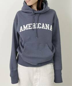 【定価2.6万】アパルトモン別注 Americana/アメリカーナ Logo Parka ネイビー★ロゴパーカーL'Appartementドゥーズィエムクラス